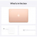 Laptops: Apple MacBook Air Laptop M1 chip, 13.3-inch/33.74 cm Retina Display, 8GB RAM, 256GB SSD Storage, Backlit Keyboard, FaceTime HD Camera, Touch ID. Works with iPhone/iPad; Gold